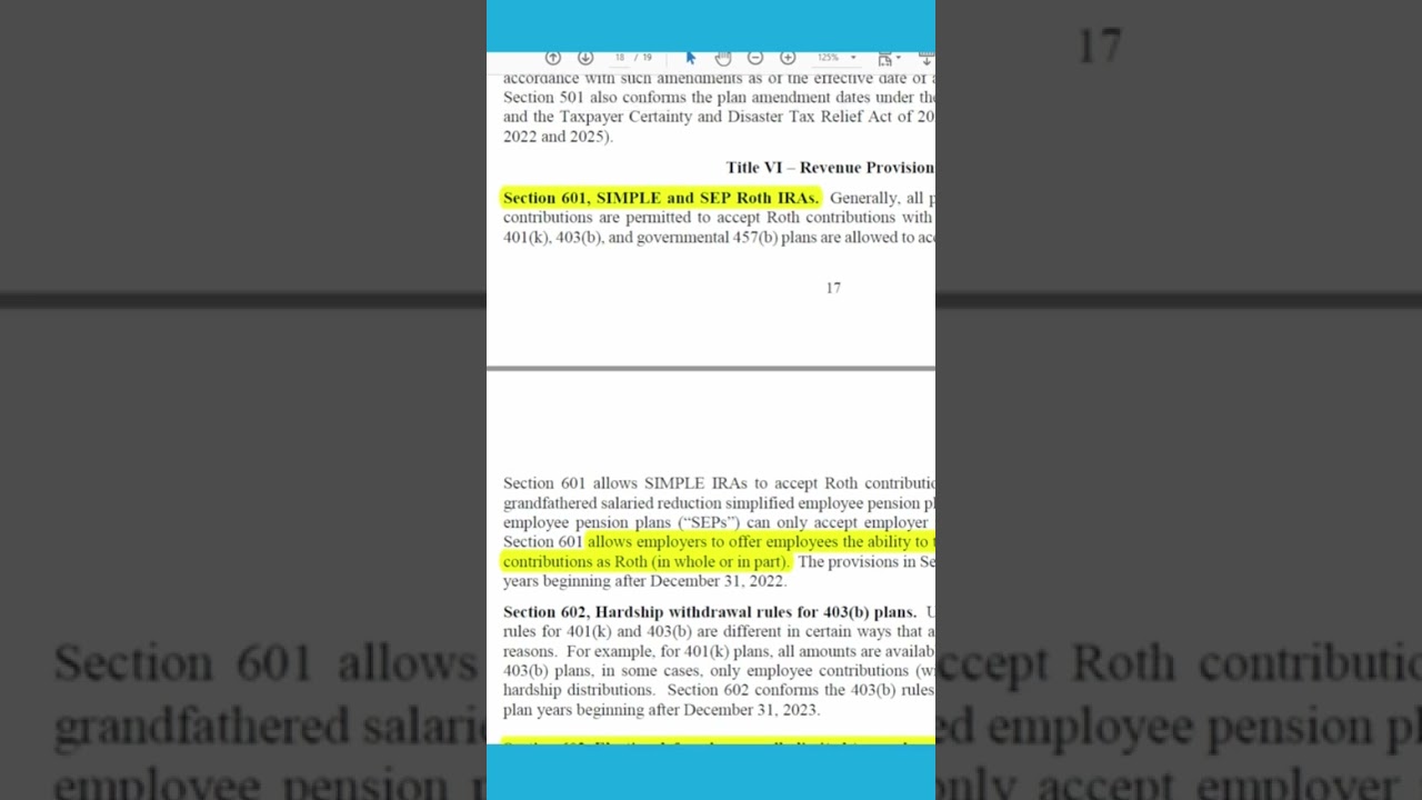 2023 Update: SEP Roth IRA & SIMPLE Roth IRA Under Secure Act 2.0 2023 Update: SEP Roth IRA & SIMPLE Roth IRA Under Secure Act 2.0