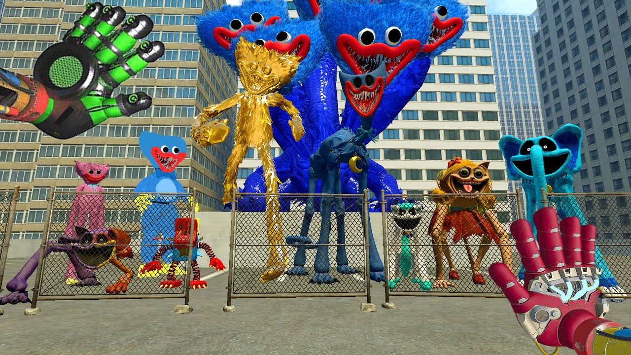 I BECAME ALL SCARY HUGGY WUGGY CURSED FROM POPPY PLAYTIME 1,2,3,4 | Garry's Mod