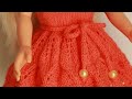 Beautiful Latest Baby Frocks Design Hand Knitting Woolen Pattern 