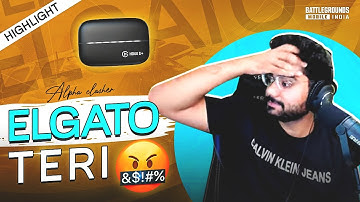 HYDRA ALPHA ELGATO RAGE *ALMOST BROKE* - BGMI FUNNY HIGHLIGHT