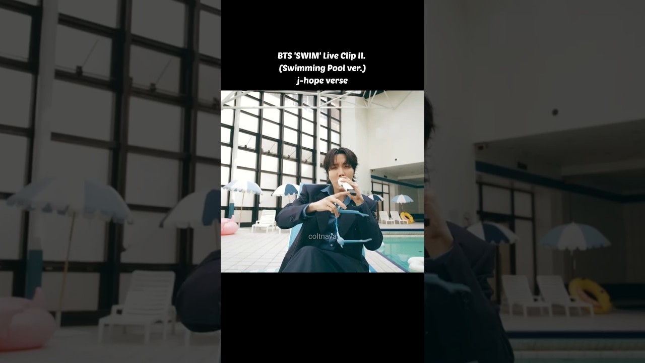 BTS 'SWIM' Live Clip II. (Swimming Pool ver.) j-hope verse