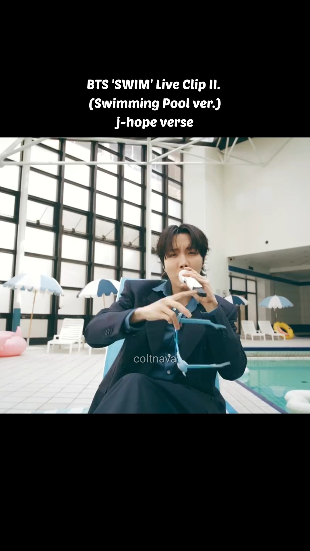 BTS 'SWIM' Live Clip II. (Swimming Pool ver.) j-hope verse
