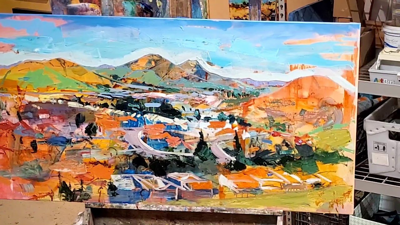 Oil Painting - San Luis Obispo - Islay Hill