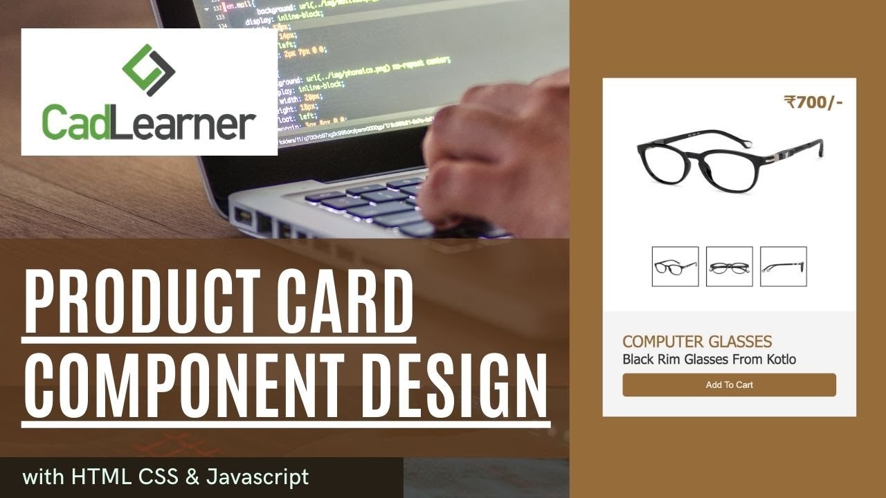 Product Card Component Code Product Card component Design With HTML CSS & Javascript - YouTube