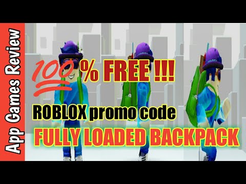 Roblox Promo Code 2020 October Fully Loaded Backpack App Games Review Youtube - promo codes for roblox 2020 oct