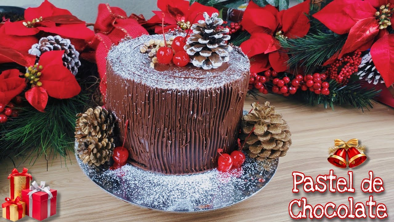 Pastel De Navidad De Chocolate