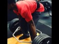 Hex bar Deadlift 4 plates for a single
