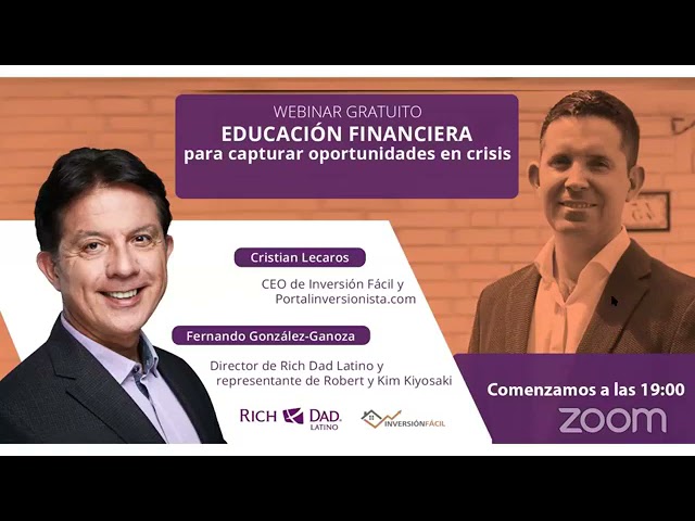 Educación financiera para capturar oportunidades en tiempos de crisis.