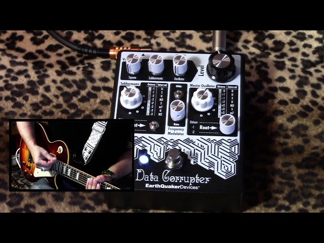 EarthQuaker Devices DATA CORRUPTER demo with Les Paul & Deluxe