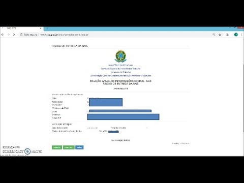 RAIS CONSULTA DECLARAÇÃO 2019/4