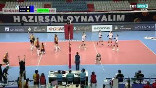 Galatasaray Kadın Voleybol CEV Kupasında Yarı Finalde 🦁 ❤️ 💛