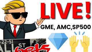 🔴Stock Market Live: Wednesday Bell, GME, AMC CRASHING💎🙌