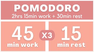 Técnica Pomodoro 45/15 - Pomodoro Timer