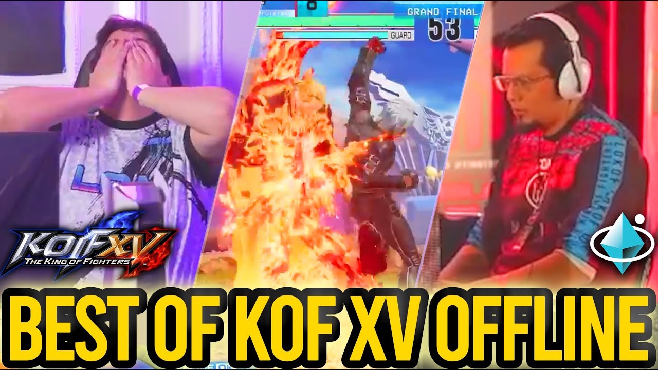 TOP 5 FINALES de KOF XV - Best of King of Fighters XV Replays ft Lokof DarkAngel Shadow X Arslan Ash