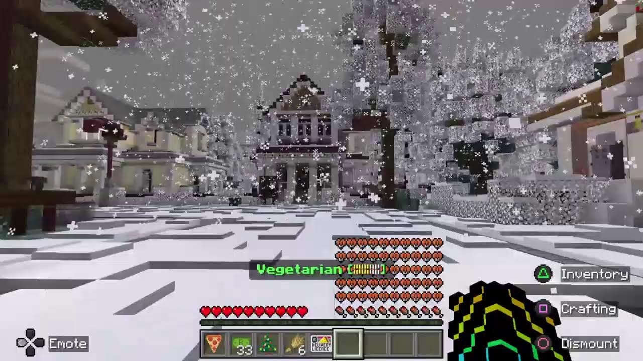 I sell pizzas now in Minecraft