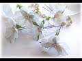 ШПИЛЬКИ ДЛЯ ВОЛОС с ЦВЕТАМИ, МК / DIY Flowers Hairpins