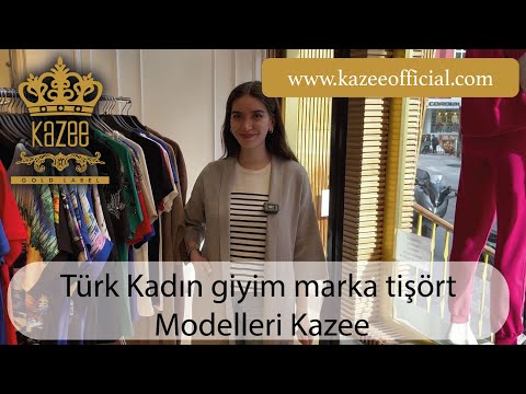 Türk Kadın giyim marka tişört Modelleri Kazee