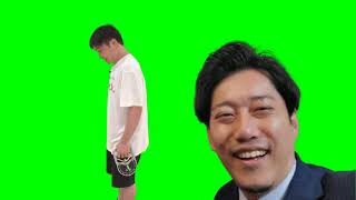 握力を計る加藤純一GB