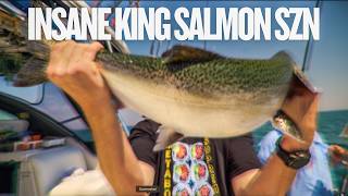 The Lake Michigan Salmon Bite Was INSANE Kings Coho Browns