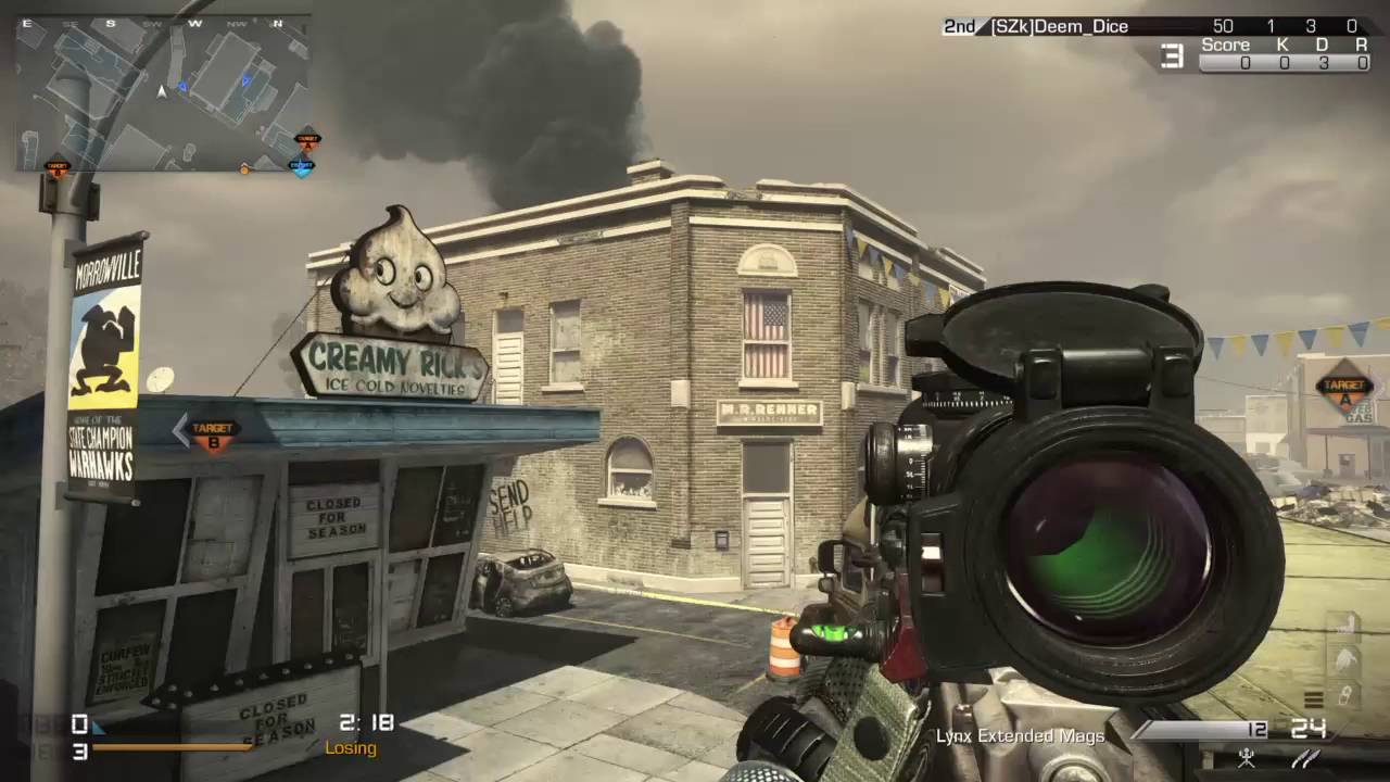 Crazy cross map spawnshot hm! (WALLBANG)