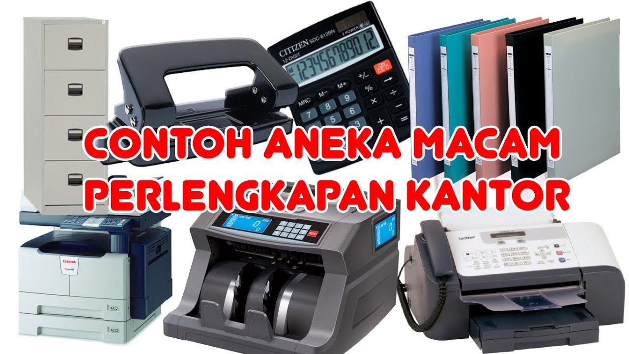  Contoh  Aneka Macam Perlengkapan  Kantor  YouTube