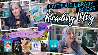 Overdue Library Books | Magical Readathon Reading Vlog - Week 4