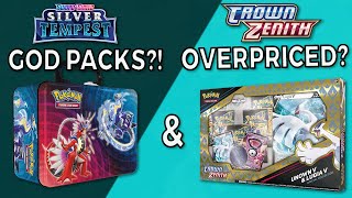 Silver Tempest God Packs?! Crown Zenith STILL RELEASING? Unown V and Lugia V Special Collection Box!