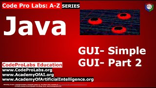 Java - GUI- Simple GUI- Part 2