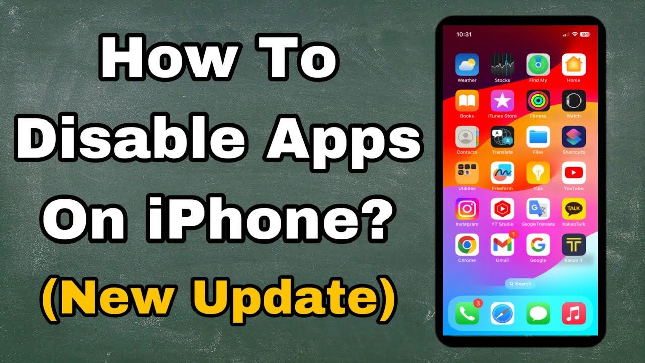 How To Disable Apps On iPhone 2024