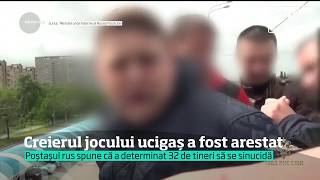 Creatorul Jocului Ucigaş Balena Albastră A Fost Arestat În Rusia