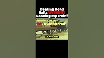 Can I BEAT Dead Rails without LEAVING my train?  #roblox #deadrails #deadrailsroblox #memes #comedy