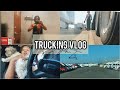 Trucking VLOG - Fitness/Pepper's Dog Food/Karaoke 😂/Tight Truck Stop