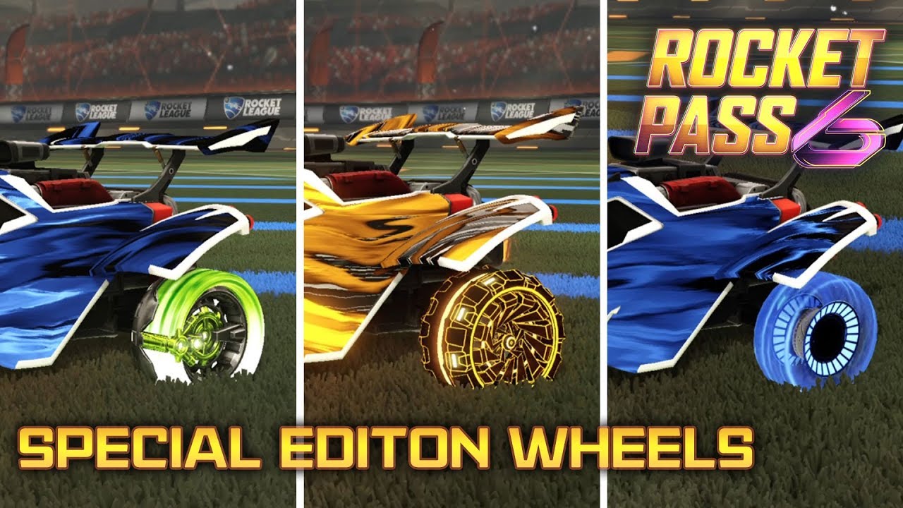 Z-RO, TRI-2050, Q-Runner, Muscle Boy, Jandertek, Cyberware, Blade Wave | Rocket Pass 6 Wheels
