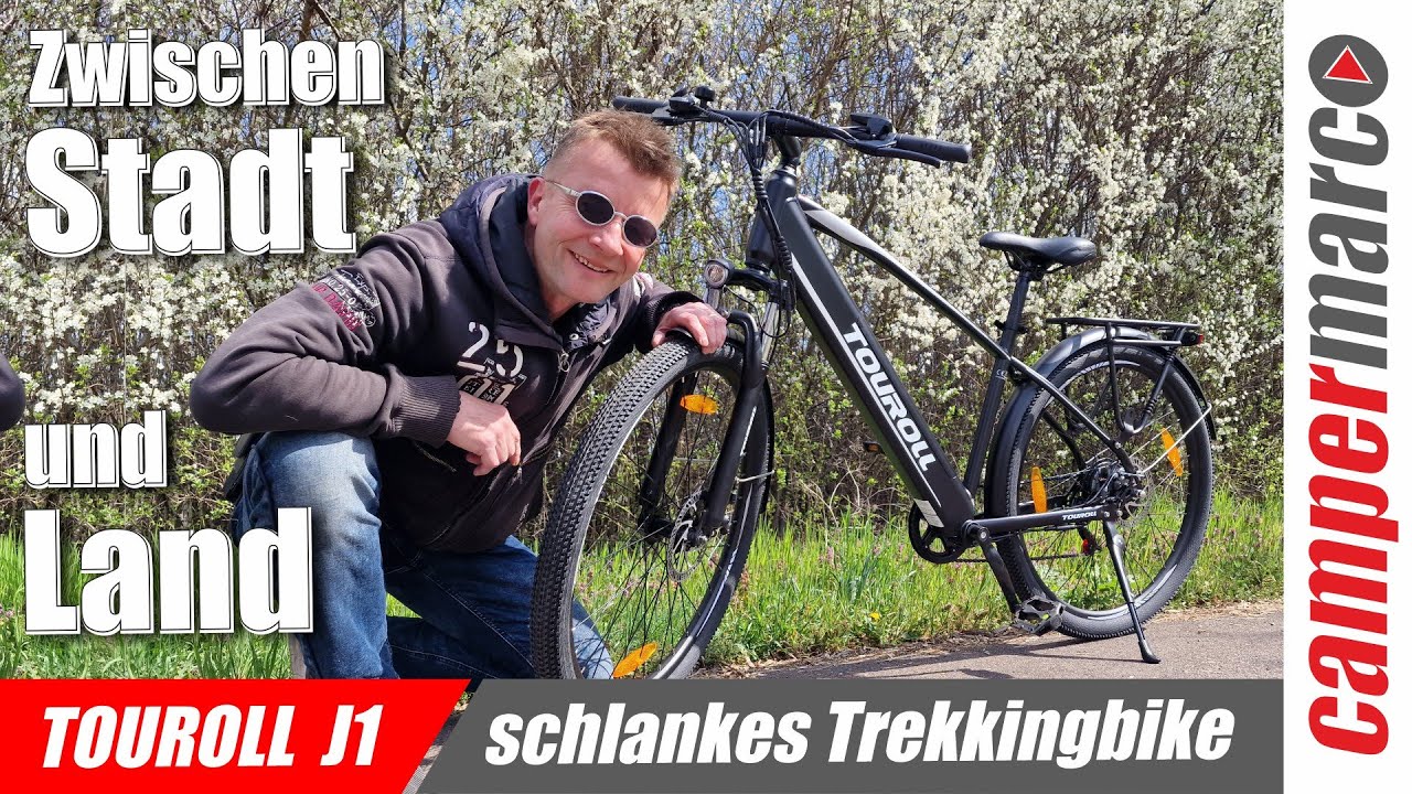 Touroll J1 Trekkingbike | schnittiges Einsteiger E-Bike bis 100 km Reichweite #ebike #review #test
