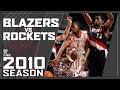 2010 SEASON TRAIL BLAZERS Vs ROCKETS 