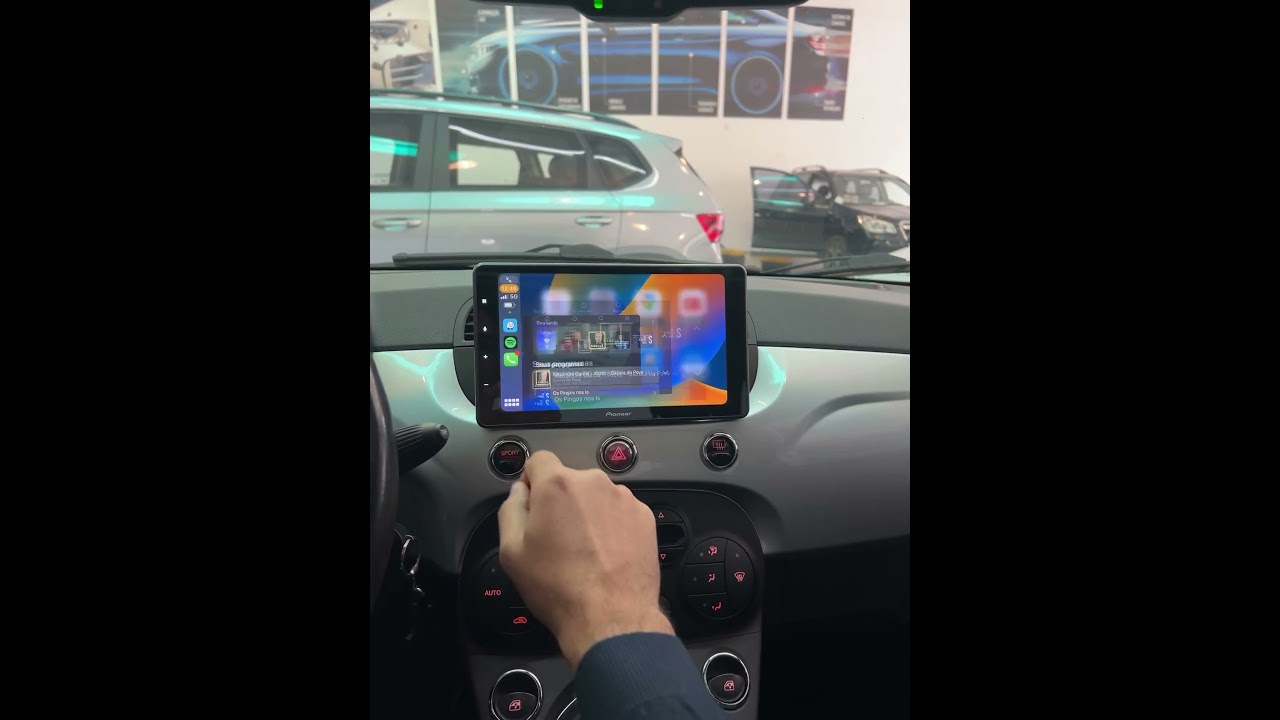 FIAT500 - 2012 | Central 9” Full HD - Artsomauto #androidauto #applecarplay #fiat500