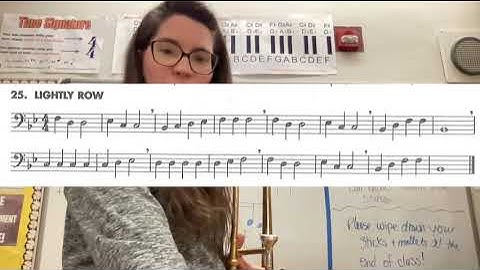 #25 Lightly Row Part 1 Trombone