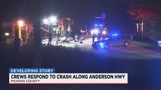 Two killed in motorcycle crash in Pickens County