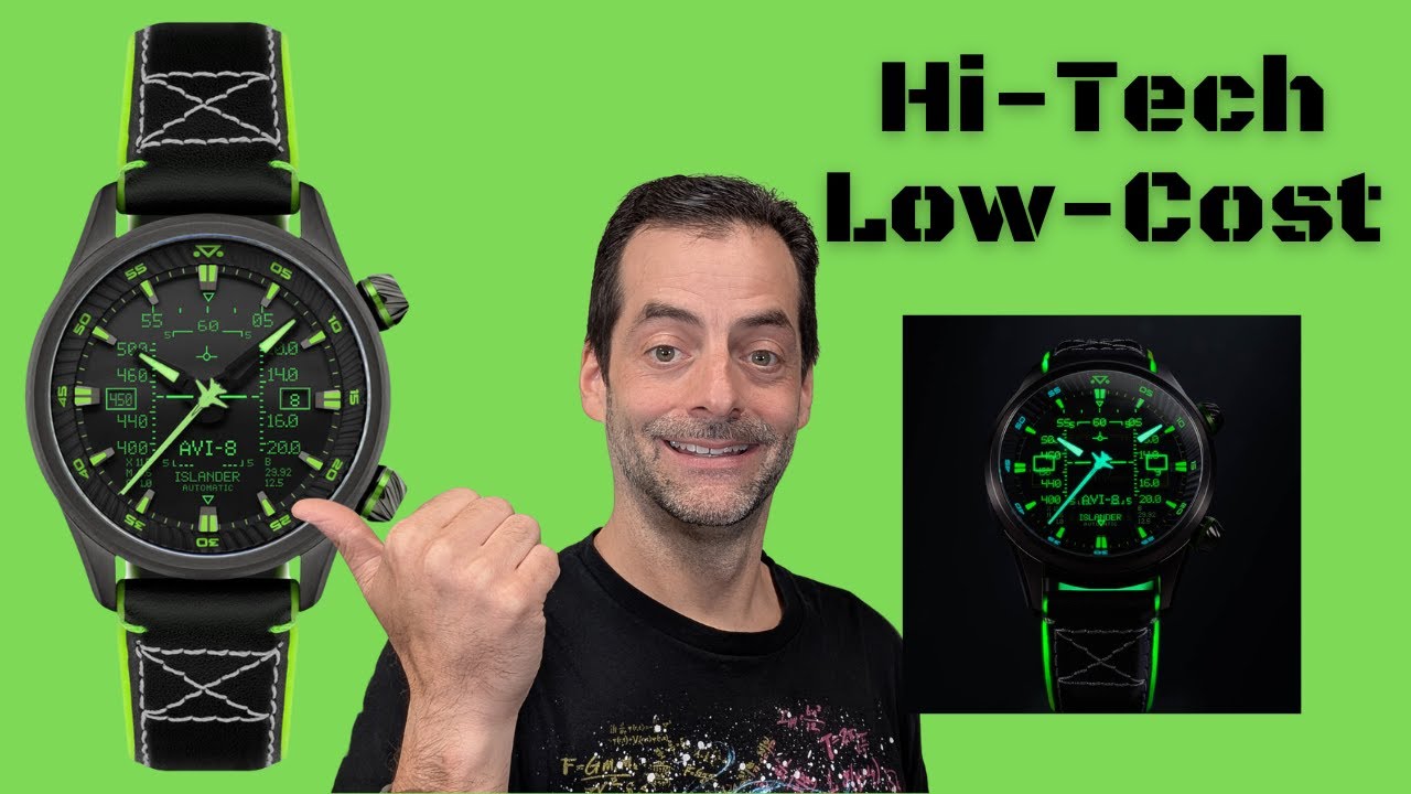 AVI-8 x Islander Limited Edition F14 HUD Automatic with Gradient