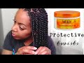 Protective Twists with Cantu Coconut Curling Cream || Giveaway Winner Announcement AccordingToChloeC