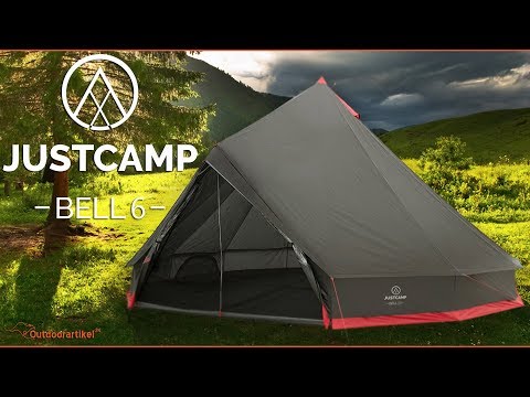 Justcamp Bell Gruppenzelt - Tipi Zelt Camping, Urlaub, viel Platz