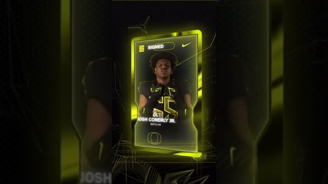 2022 5⭐️ OT Josh Conerly Jr. (@Joshuaconerlyjr), Welcome to Eugene !