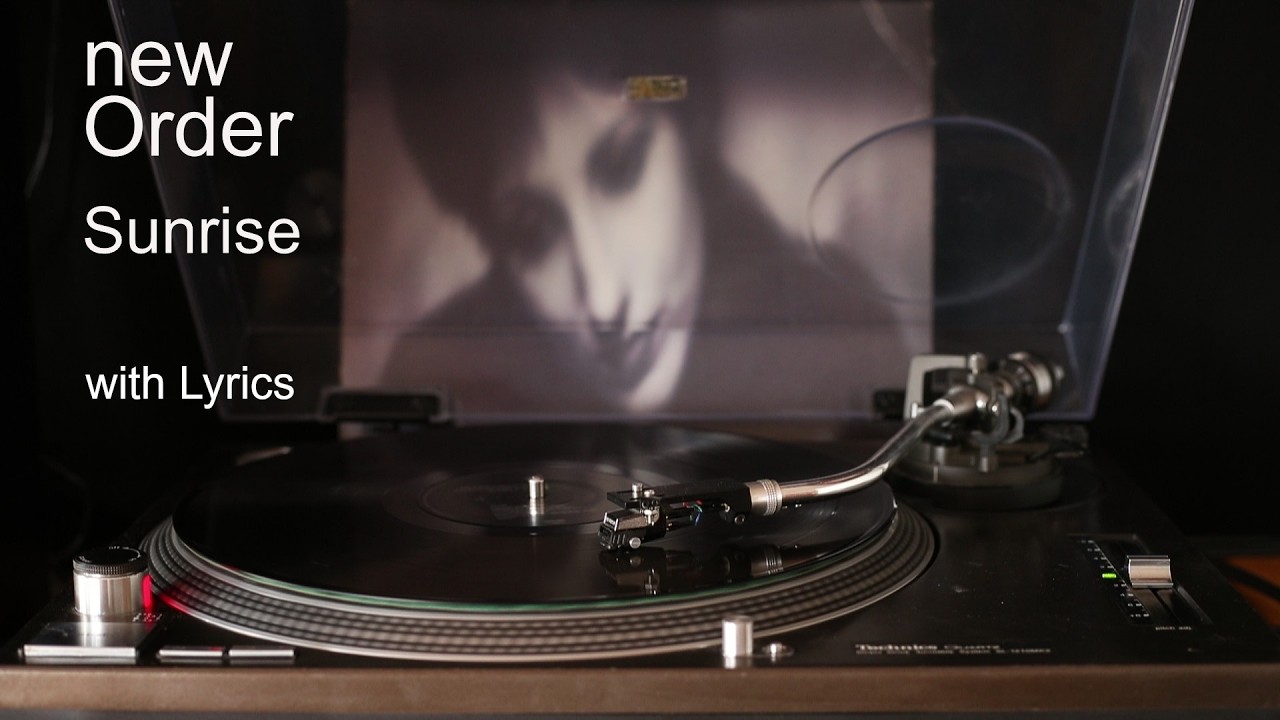 NEW ORDER -  Sunrise  - Vinyl + Lyrics