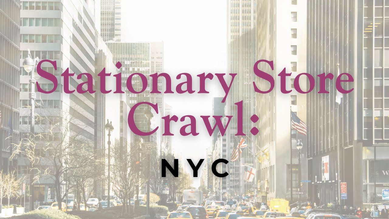 Поход по магазинам канцелярских товаров в Нью-Йорке