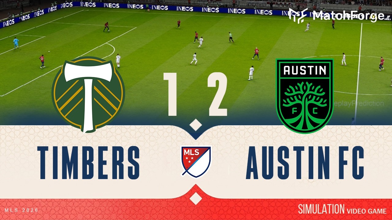 ⚽ PORTLAND TIMBERS 1 - 2 AUSTIN FC: Highlights | MLS 2026 Game Simulation/Recreation
