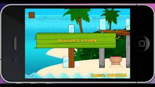 Island Wars: iPhone Slingshot game! [Low Res] screenshot 2