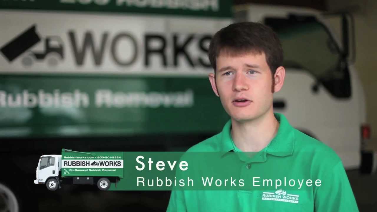 Steve explains great customer service from Rubbish Works trash junk removal in Seattle Bellevue.
