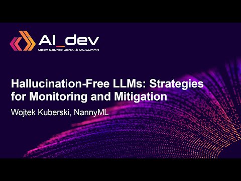 Hallucination-Free LLMs: Strategies for Monitoring and Mitigation - Wojtek Kuberski, NannyML Episode cover