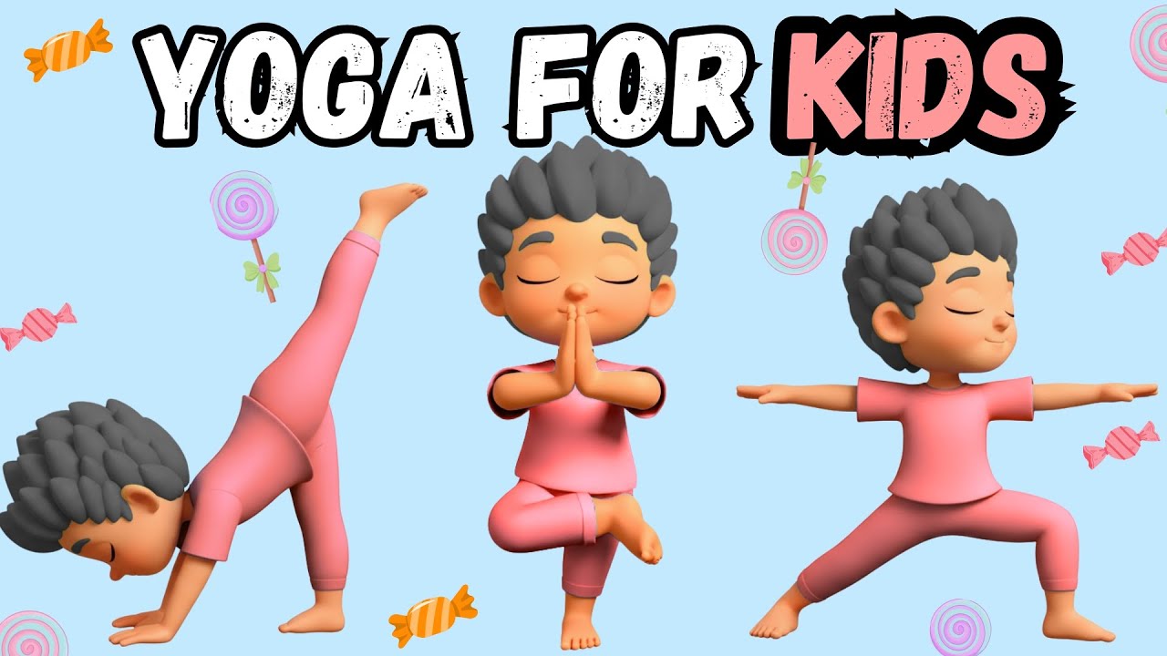 Yoga for Flexibility Flow | Gentle and Fun | Yoga for Kids - YouTube