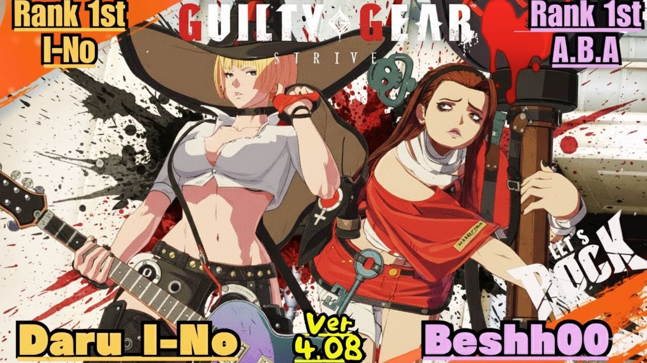 GGST➤Rank 1st I-No / イノ [ Daru_I-No ] vs Rank 1st A.B.A / アバ [ Beshh00 ] Guilty Gear Strive